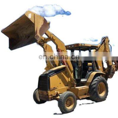 Used cheap Caterpillar backhoe loader 420D, CAT 420D retro loader