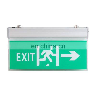 3W LED Wall Ceiling Lamp IP30 Waterproof Emergency Exit Sign Light