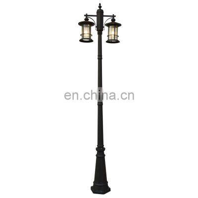 Manufactory Direct High quality European style Die-cast aluminum LED Street Lights vintage solar Garden Lights