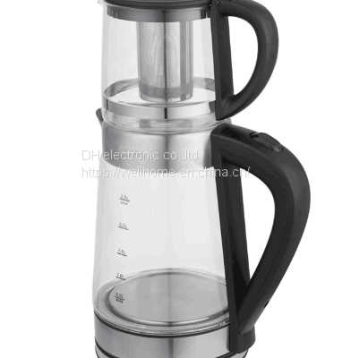 Stainless steel high borosilicate glass electric kettle female kettle 110V220V glass hot kettle glass kettle(Wechat:13510231336)