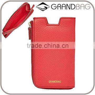 fashion colorful genuine leather mobile phone holder phone pouch bag for iphone 6s