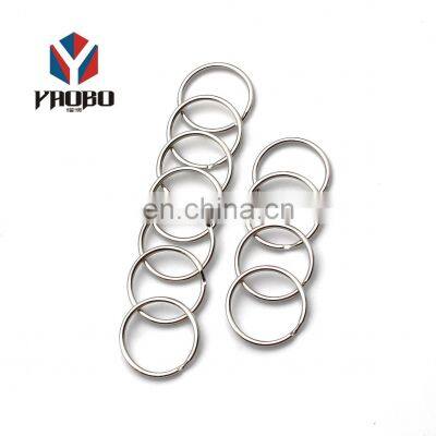 Moderate Price Logo Custom Metal Chain Keychain Split Key Ring For Hotel Tag