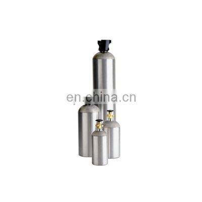 Carbonated beverage Aluminum CO2 Cylinder with QF-35/QF-35A/QF-35B/QF-35C valve for coke and soda