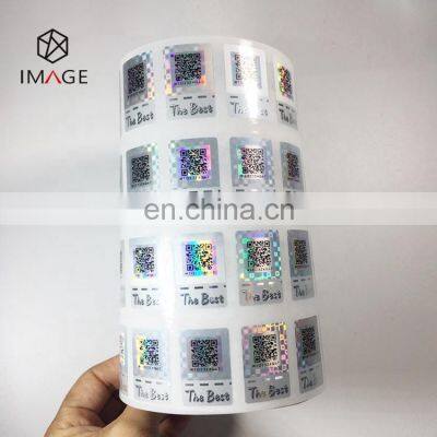Sparkle QR Code Authentication Hologram Sticker for Traceability photo-5