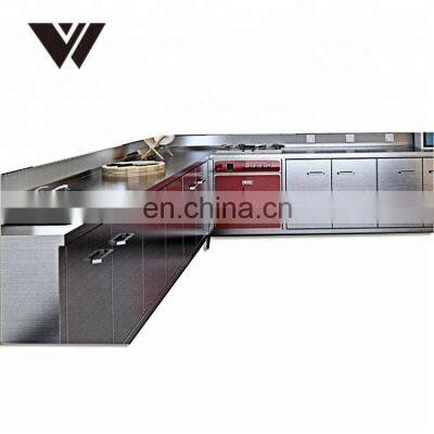 Weldon Restaurant Equipment Kitchen Metal Stainless Steel Kitchen Sink Cabinet Commercial Kitchen Cabinet