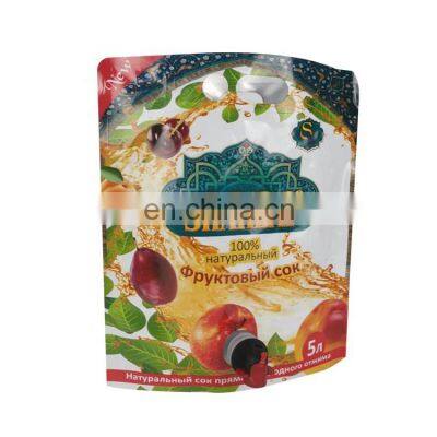 Laminated Multiple Layer Plastic Aseptic Empty Aluminum Foil Spout Bag in Box with Butterfly Tap