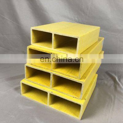 FRP Pultrusion Fiberglass Profile Fiberglass Rectangular Hollow Square Tube Section photo-3