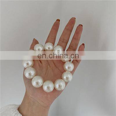 Woman Big Pearl Hair Ties Fashion Korean Style Hairband Scrunchies Girls Ponytail Holders Rubber Band Hair Accessories photo-4