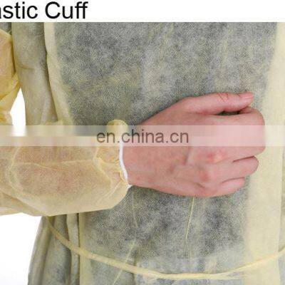 Hubei Hot Sale PP Non Woven Disposable Isolation Gown for Patients in Hospital photo-3
