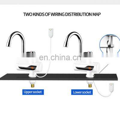 Kitchen Instant Electric Heating Water Faucet Fashion With Instant Heater Digital Display Faucet Hot and Cold Dual Use photo-4