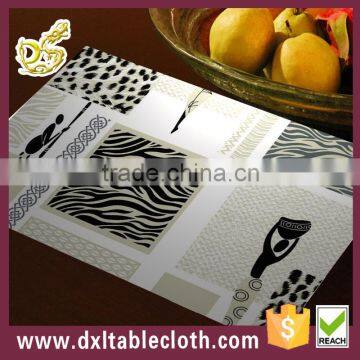 2015 Fashion style wholesale PVC placemat for Restaurant