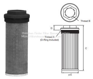 HTank Mounted Suction Strainer Elements HTMS SAE 16 100,SAE 20 100,SAE 24 100,SAE 32 100