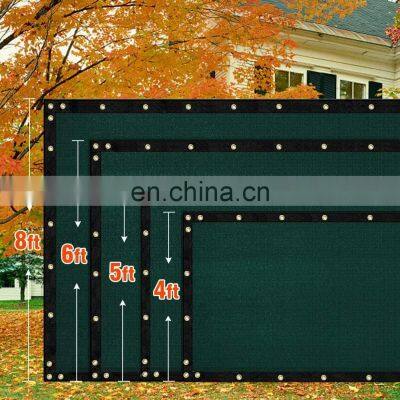 HDPE Privacy Screen Fence Netting for Outdoor Backyard Fencing