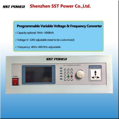50Hz to 60Hz and 60Hz to 50Hz AC Power Source 40Hz to 400Hz Frequency Converter photo-2