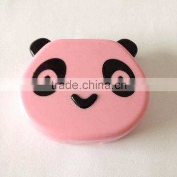 wholesale girls cute panda contact lens case