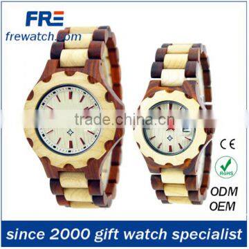 incense antique woody watch with quartz movement customizing wooden watch