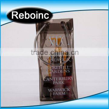 PVC Promotional Clear Plastic Wine Bottle Bags