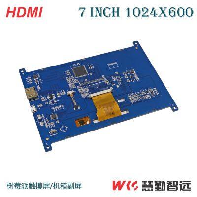 Lowest Price 7 Inch 1024x600 Capacitive Touch Screen LCD Module Display for Raspberry Pi