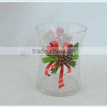 depression fenton glass candle holder