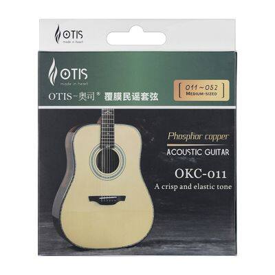 OTIS Folk Guitar String OKC-010 OKC-011 OKC-012,Good Quality Phosphor Copper Acoustic Guitar Strings, Acoustic Guitar String Set