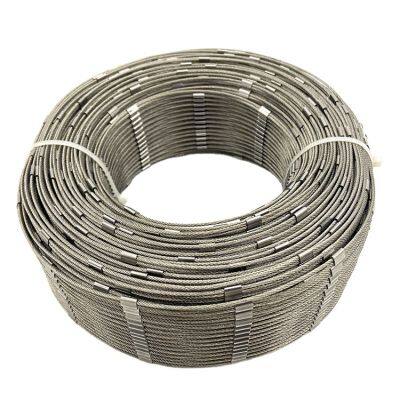 Stainless Steel SS304/SS316 Wire Rope Steel Cable Zoo Mesh Anti-Fall Wire Rope Net Protection Net Aviary Netting Mesh photo-6