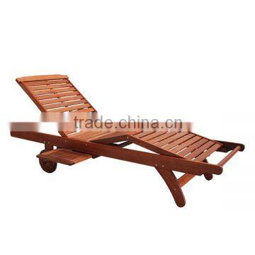 High quality best selling eco friendly Wooden Armless Sunlounger - 3 parts from Viet Nam