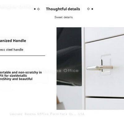 HN-OCM6 Mobile Steel Organizer Cabinet With Labels & Handles, 6-Tier, Metal Storage Drawer for Medical Clinic & Pharmacy, Secure Design photo-4