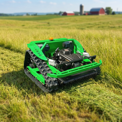 Vigorun Tech VTLM600 Tondeuse à gazon sur chenilles sans fil à 4 temps à propulsion autonome de niveau industriel avec moteur à essence CE EPA Euro 5