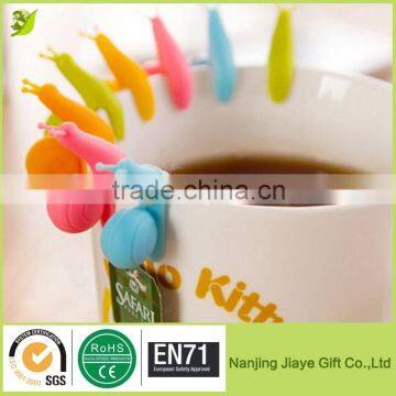 BPA Free Wholesale Silicone Snail Tea Bag Holder