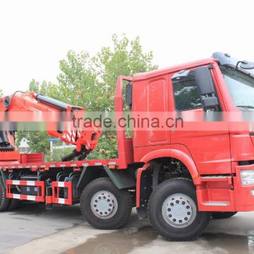 sinotruk 8*4 336hp 30Ton Truck Mounted Crane for sale made in china