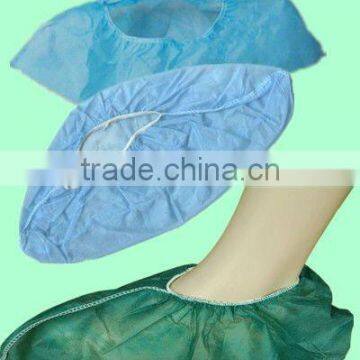 Disposable green PP polypropylene shoe cover non woven