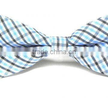 New Style Plaid Kids Bowties 100% Cotton Baby Accessories Children Bowtie