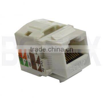 FTP 180 Degree Cat5e Keystone Jack Cheap Price RJ45 Wall Jack