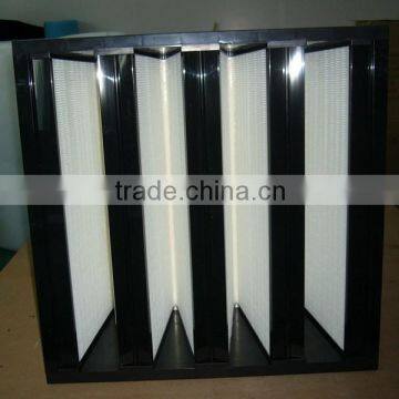 Glass fiber V cell medium filter F8