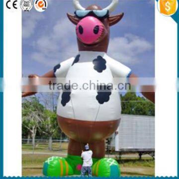 Best Selling inflatable cartoon cattle /inflatable advertising cartoon