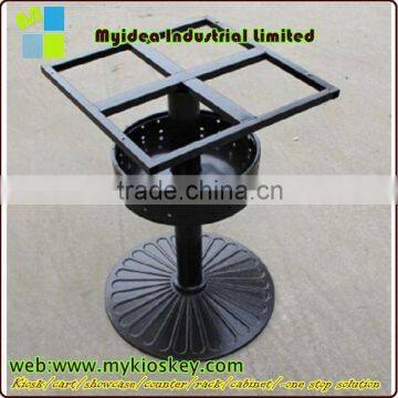 HS-A081C table leg cast iron used wrought iron metal table base cross leg table