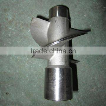 Casting and machining inducer for centrifugal pump