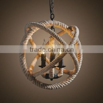 China supplier vintage rope design chandelier