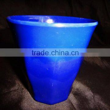 Blue melamine dinneware plastic mugs and cups