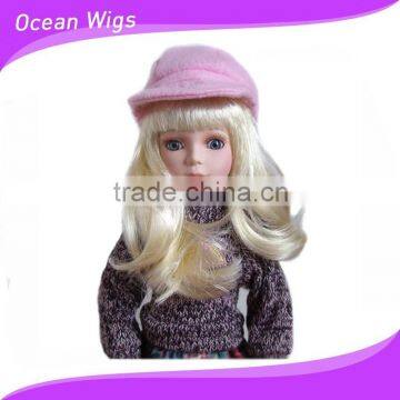 synthetic hair doll wig