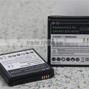 HOT! external thickening battery with case for i9500 Galaxy s4 for samsung