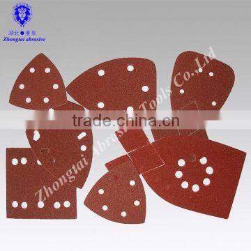 Red abrasive sanding disc