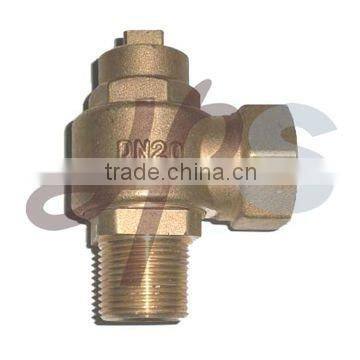 NPT male brass ferrule valve