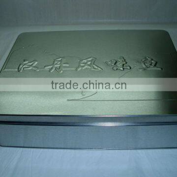 rectangule tin box,tin box for candy,big rectangule food tin