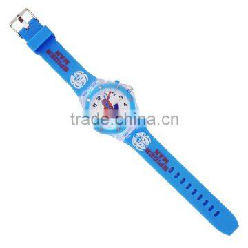 fashion printed spiderman Children silicone watch silicone flashing watch customized kids digital watch