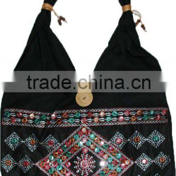 Handmade Cotton Boho Bags, Sling Shoulder Bags, tote bags wholesale lowest price.