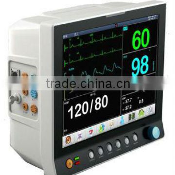 six parameter monitor 12.1inch Touch screen CE marked ICU Bed monitoring for the high quality