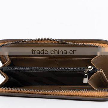 Genuine Leather Men Wallets Business Card Holder Coin Purse Men's Long Zipper Wallet Leather photo-2