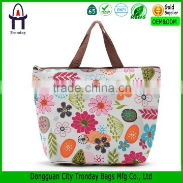 Customized printing handbag bag cooler lunch bag for outdoor food bag