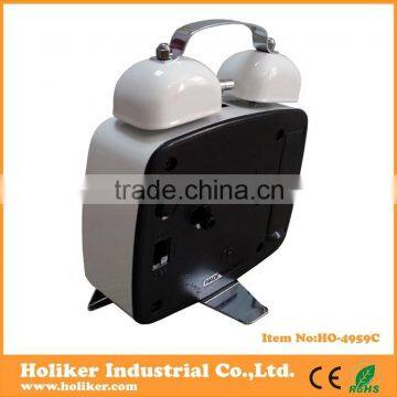 Lovely Metal Twin Bell Alarm Desktop Clock photo-3